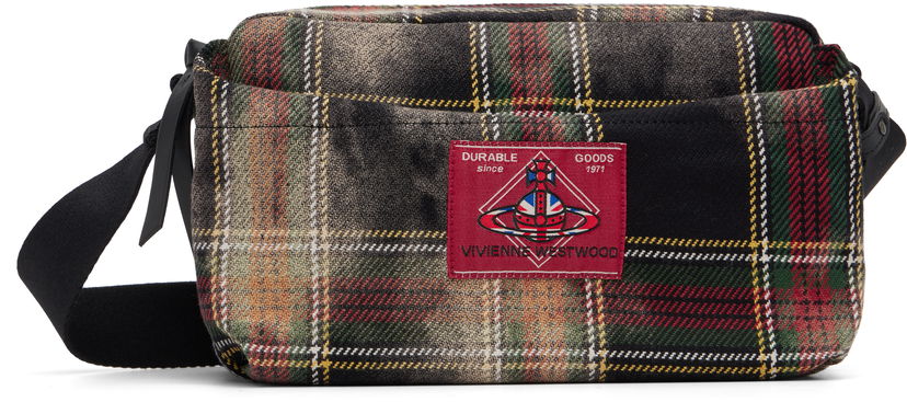 Чанта през рамо Vivienne Westwood Plaid Jude E/W Crossbody Bag Многоцветен | 48030010U-W01AS-