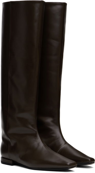 Облекло Loulou de Saison Loulou de Saison Lirone Tall Boots Кафяво | LIRONE, 3