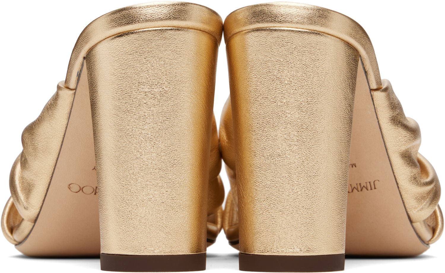 Аксесоари Jimmy Choo Jimmy Choo Avenue 85 Heeled Mules Металик | AVENUE 85, 1