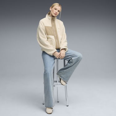 Пухо яке Puma Reversible Hybrid Sherpa Jacket Бежово | 688386_87, 2