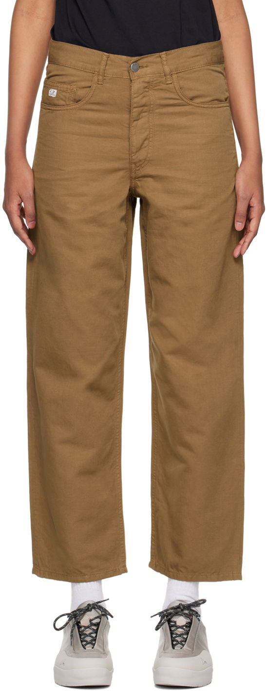 Карго панталони C.P. Company Five-Pocket Trousers Кафяво | 14CMPA356A-006273G, 0