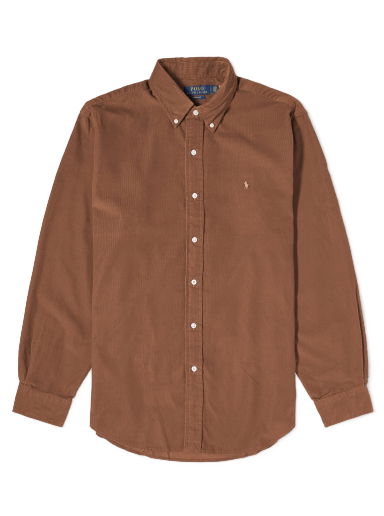 Риза Polo by Ralph Lauren Corduroy Button Down Shirt Кафяво | 710853123010