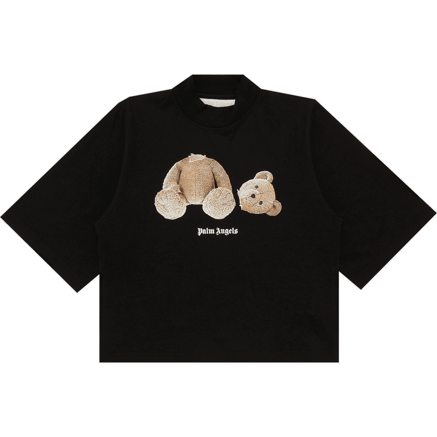 Тениска Palm Angels Bear Cropped Tee Черно | PWAA020C99JER0011060, 0