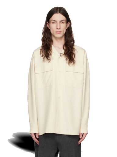 Риза AMI Patch Pockets Shirt Бяло | HSH102.408