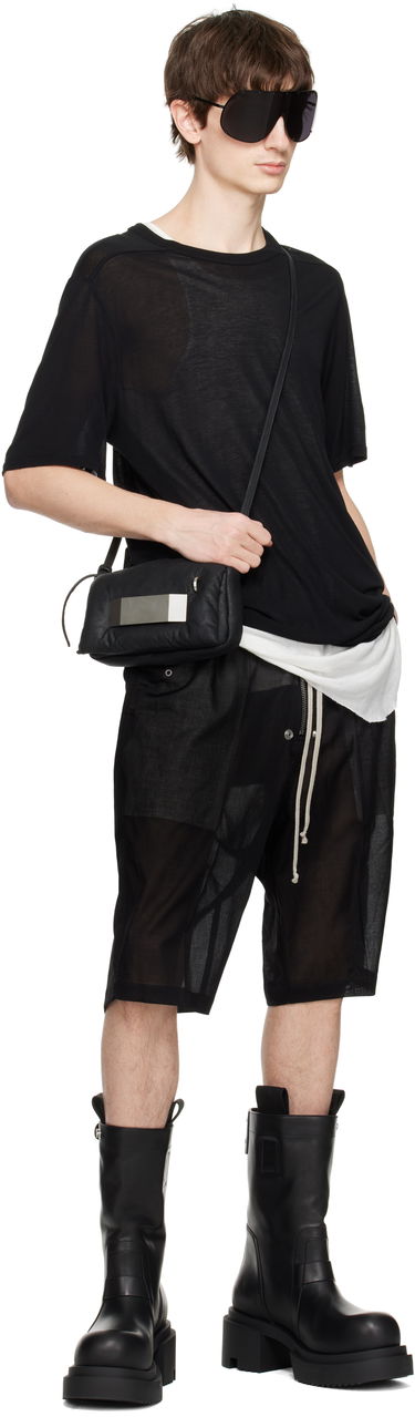 Къси панталони Rick Owens Rick Owens Hollywood Bela Pods Shorts Черно | RU01E5349 CV, 3