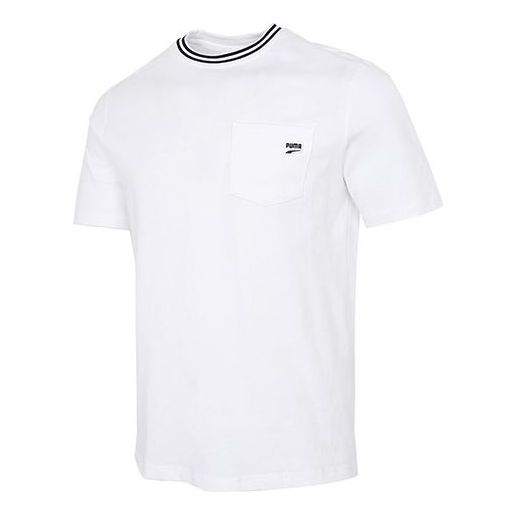 Тениска Puma Downtown Pocket T-Shirt Бяло | 531432-02