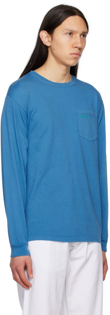 Тениска Noah Noah Modern Boy Pocket Tee Синьо | PT024SS23CFW, 1