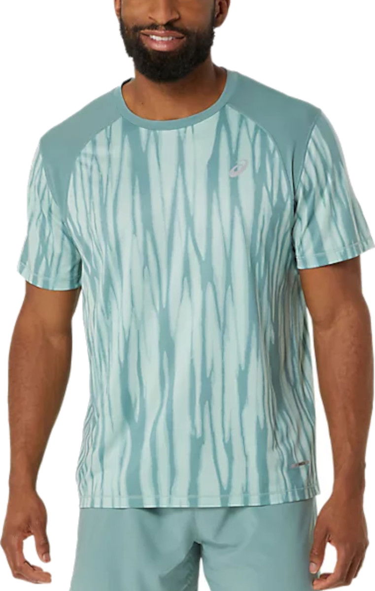 Тениска Asics ROAD ALL OVER PRINT SS TOP Тюркоазено | 2011d092-300, 0