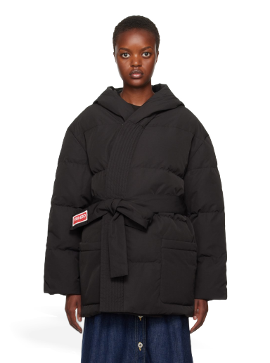 Яке KENZO Paris Belted Down Jacket Черно | FD62OU1159NE