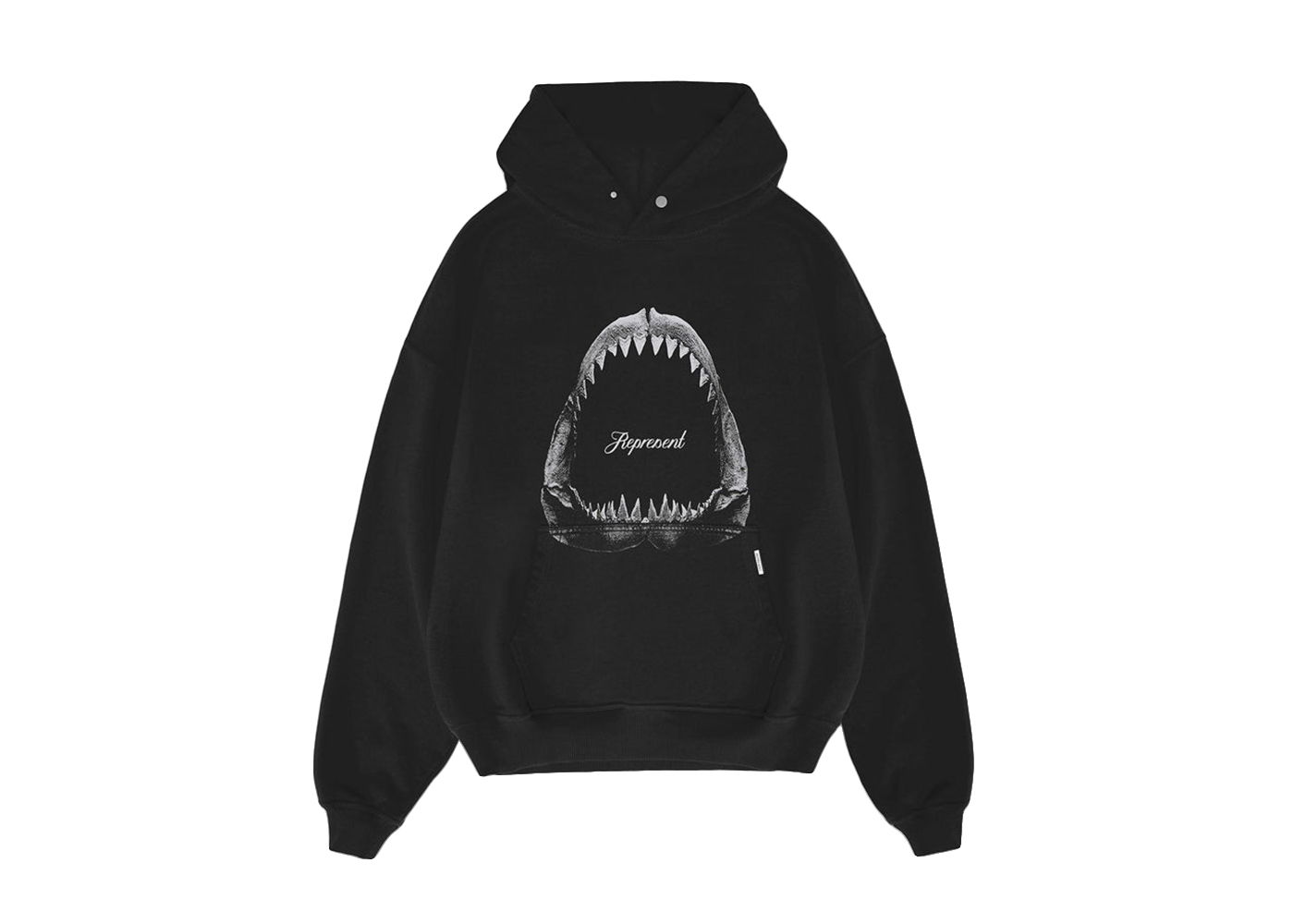 Суитчър Represent Clo Represent Shark Jaws Hoodie Off Black Черно | M04286-171, 0
