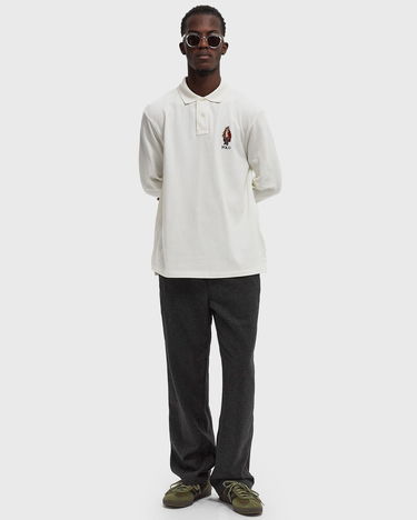 Поло тениска Polo by Ralph Lauren Long Sleeve Polo Shirt Бяло | 710951641001, 1