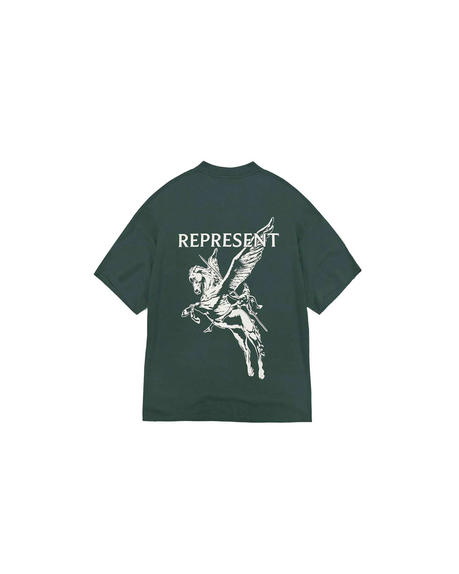Тениска Represent Clo Represent Mascot T-Shirt Shirt Forest Green Сиво | MT4024-20, 0