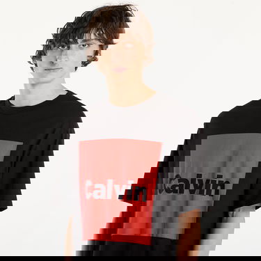 Тениска CALVIN KLEIN T-shirt Calvin Box Graphic Tee Черно | LV04RD813G UB1, 1