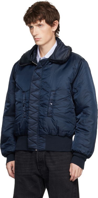 Яке бомбър Mastermind WORLD MASTERMIND WORLD Alpha Industries Edition Flight Reversible Bomber Jacket Синьо | MW25C15-BL105, 3