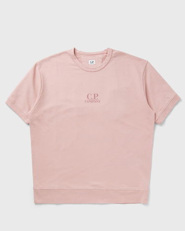 Суитчър C.P. Company C.P. Company Short Sleeve Fleece Sweatshirt Розово | 18CMSS159A002246G-520, 0