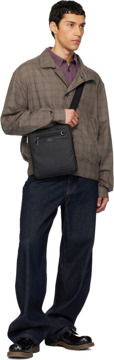 Чанта през рамо BOSS Logo Hardware Pouch Черно | 50557793, 3