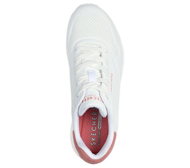 Кецове и обувки Skechers Uno Бяло | 177092-WCRL, 2