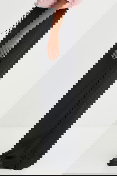 Панталони Y-3 Y-3 High-Waisted Wide-Leg Nylon Pants Черно | KC8369, 1