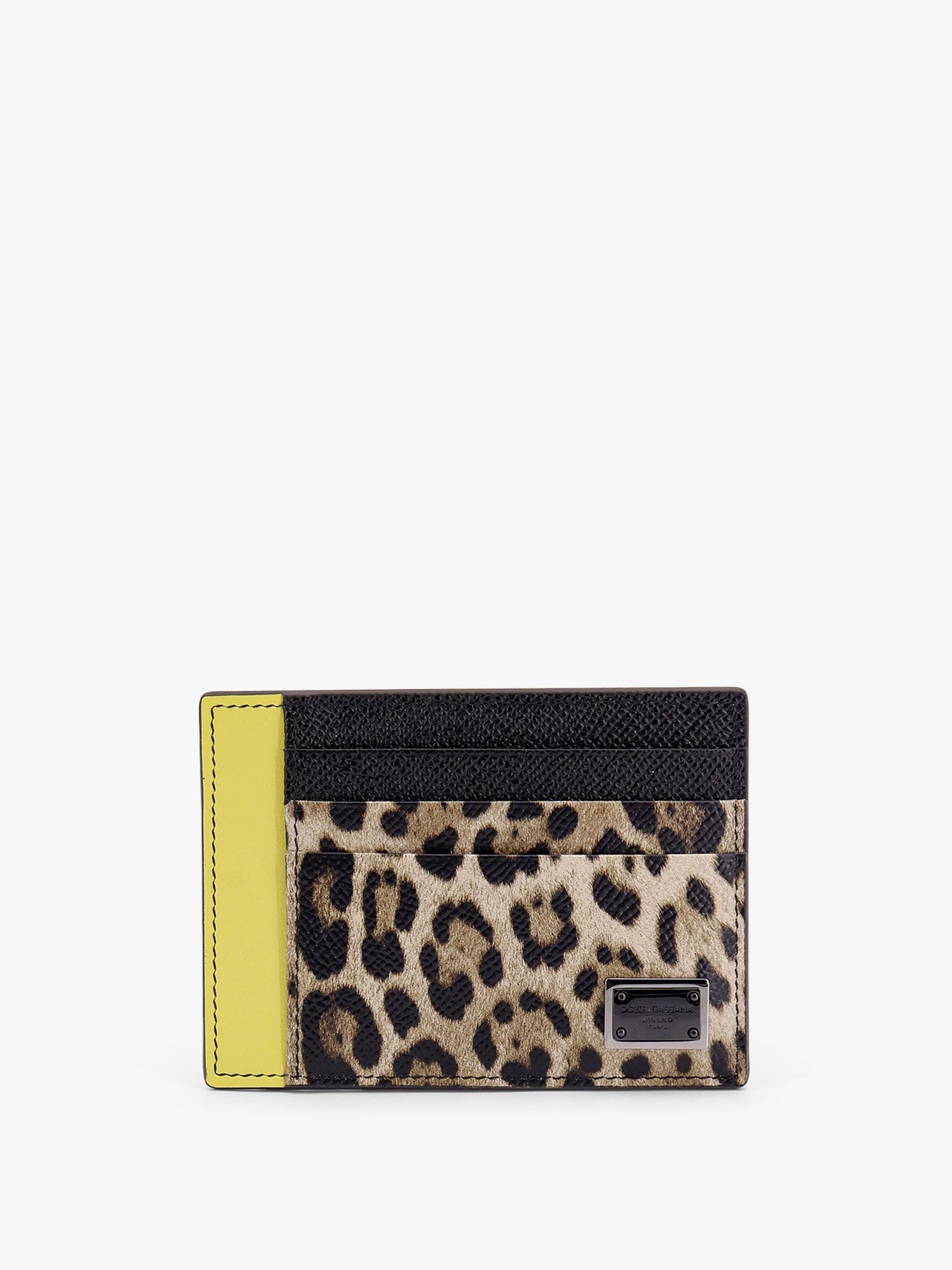 Портфейл Dolce & Gabbana Dolce & Gabbana Leopard Print Card Holder Многоцветен | BP3325A6N738Z857, 0