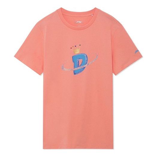 Тениска Li-Ning Li-Ning x Ding-Ning Table Tennis T-Shirt Розово | AHSS447-1