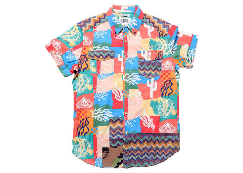 Риза BILLIONAIRE BOYS CLUB Billionaire Boys Club Axis Woven Shirt Многоцветен | 8013601DSC, 0