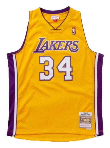 Фланелка Mitchell & Ness Los Angeles Lakers Shaquille O'neal Swingman Jersey undefined | SMJYGS18179-LALLTGD99SON