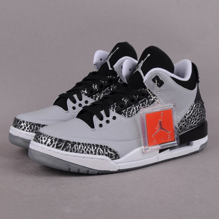 Кецове и обувки Jordan Air Jordan 3 Retro ''Wolf Grey'' Сиво | 136064-004, 1