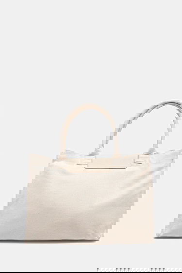Голяма пазарска чанта Represent Clo Canvas Tote Bag Бежово | MLM81137.31, 2