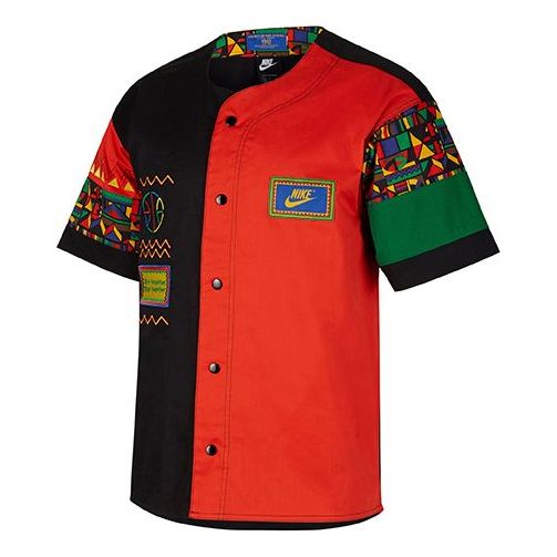 Риза Nike Nike Short Sleeve Woven Jacket Многоцветен | CU4206-010, 0