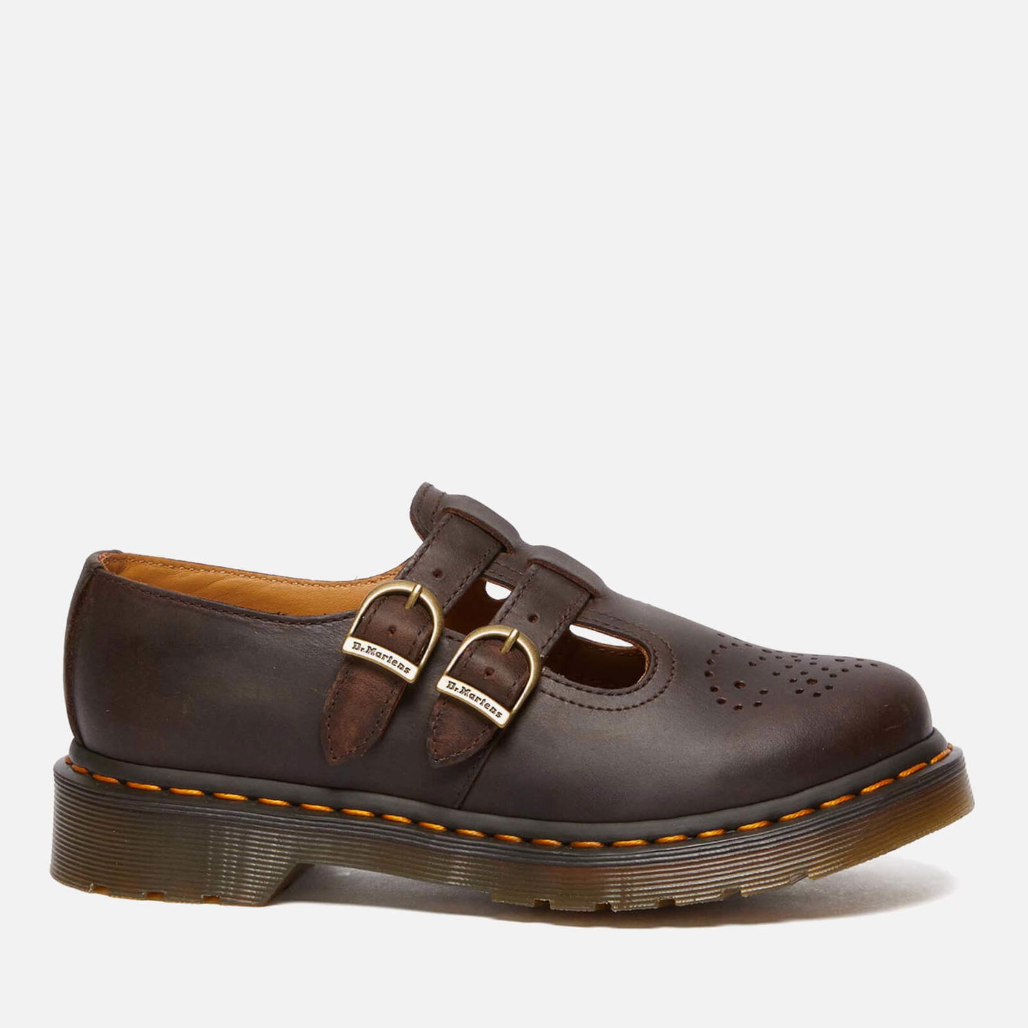 Кецове и обувки Dr. Martens Leather Mary Jane Flats Кафяво | 30914201, 0