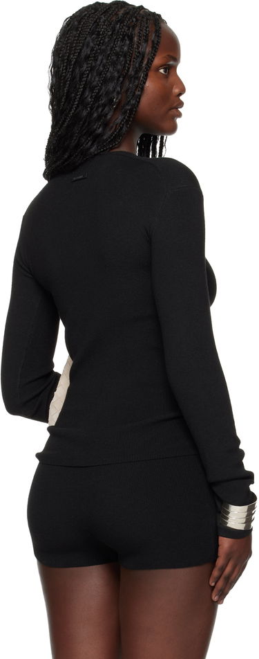 Тениска Fear of God ESSENTIALS Holiday Rib Long Sleeve T-shirt Черно | 192HO257801FW, 2