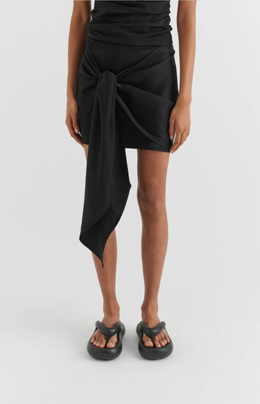 Пола AXEL ARIGATO Dione Tie-Front Skirt Черно | A2124001, 2
