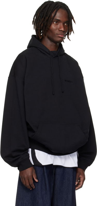 Суитчър VETEMENTS Vetements Logo Oversized Hoodie Черно | UH76HD100B, 4