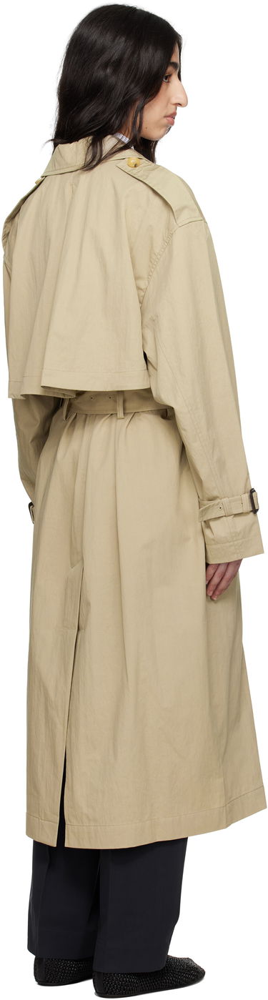 Тренчкот TOTEME TOTEME Crisp Summer Trench Coat Бежово | 252-WRO0197-FB0410, 2