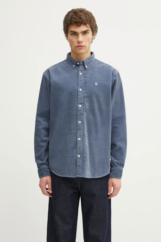 Madison Corduroy Long Sleeve Button-Down Regular Fit Shirt