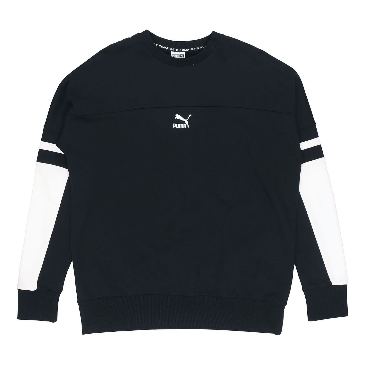 Пуловер Puma Sports Round Neck Sweatshirt Тъмно синьо | 595872-01, 0