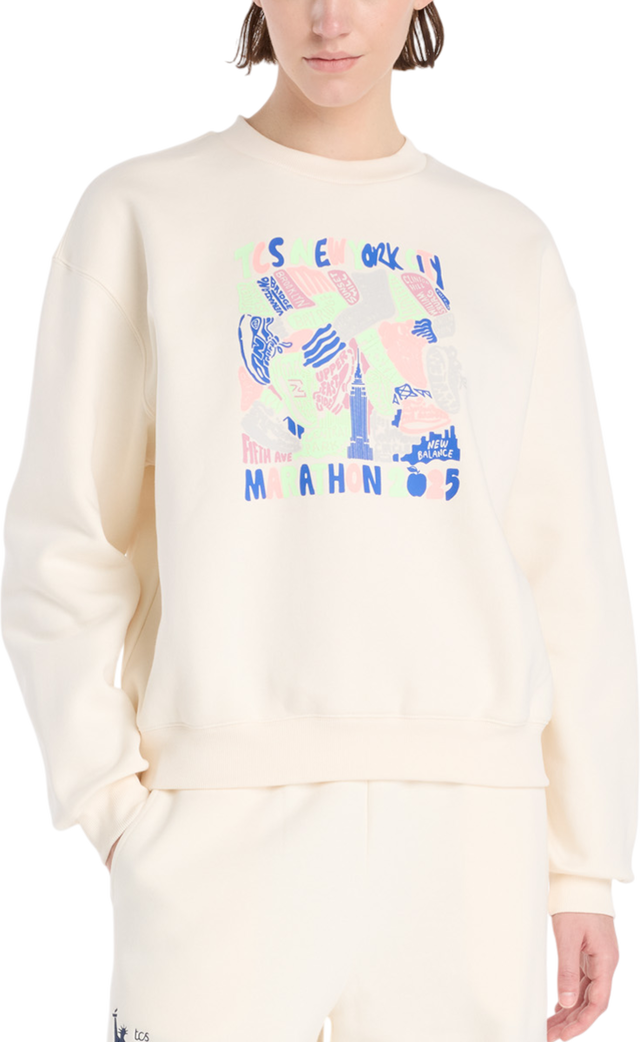 NYC Marathon Fleece Crewneck Sweatshirt