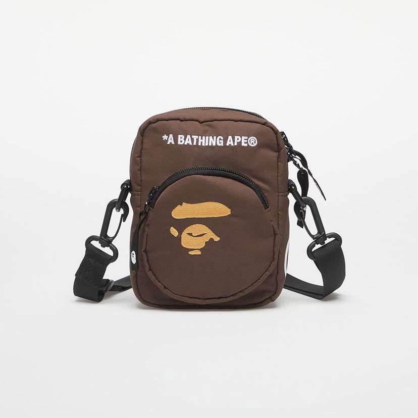 Чанта през рамо BAPE Ape Head Mini Bag Кафяво | 001SGL301006MBRW