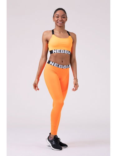 Съкратен топ NEBBIA Scrunch Butt Hero Leggings Оранжево
 | 528-ORANGE, 0
