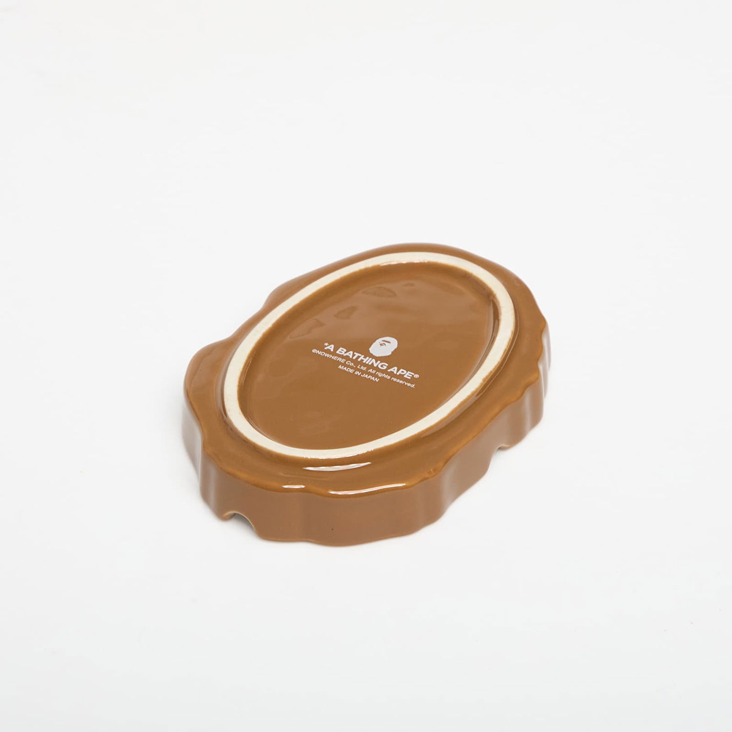 Домашен декор BAPE Wild Leopard Pattern Ape Head Ashtray Кафяво | 001GDL801010MBEI, 1