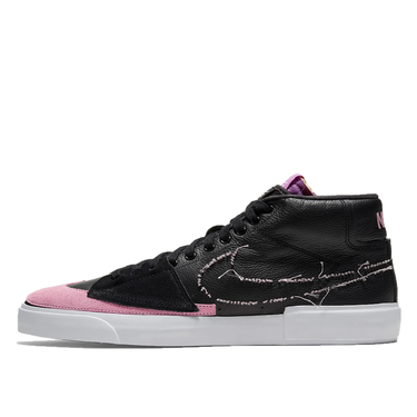 Кецове и обувки Nike SB Zoom Blazer Mid Edge SB "Black Pink Rise" Черно | DA2189-002, 4
