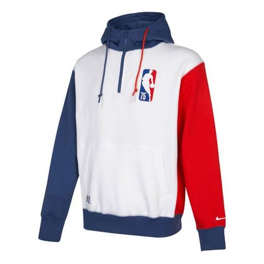Суитчър Nike Basketball Training Colorblock Hoodie Бяло | DH8673-100, 0