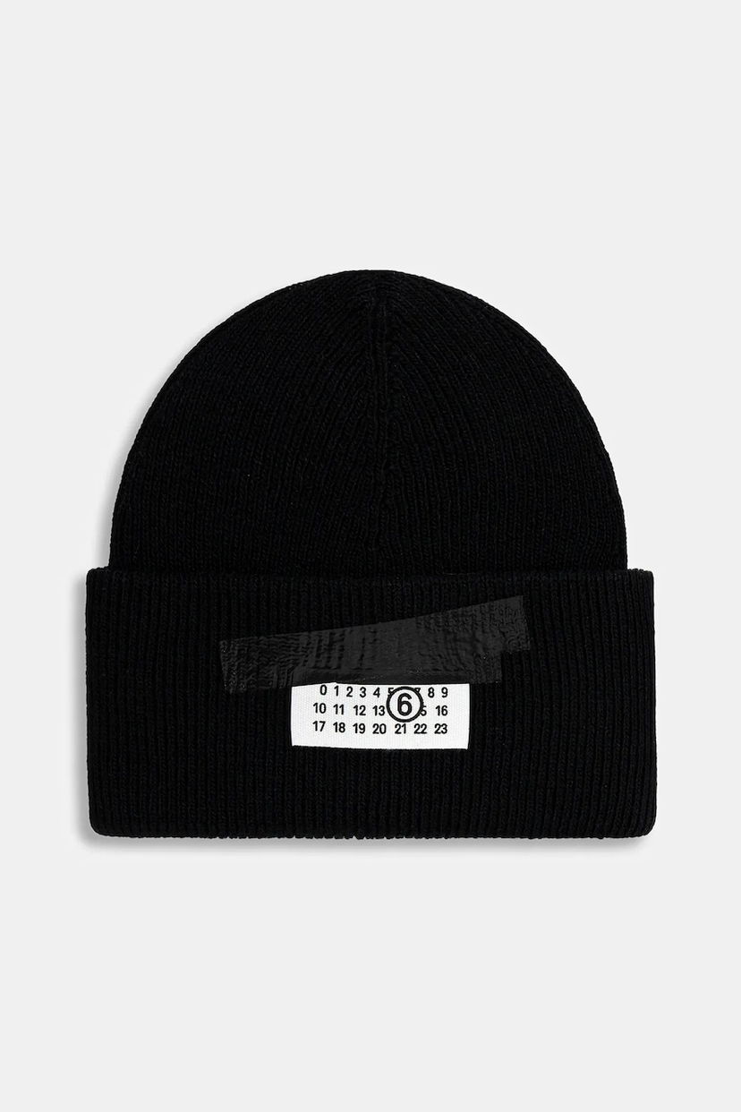 Шапка Maison Margiela MM6 Maison Margiela Wool Beanie Черно | SH2TB0003.M13168.900S