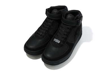 Кецове и обувки BAPE Military Sta Mid "Black" Черно | 1H30191006 BLK, 1