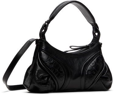 Дамска чанта Marine Serre Mini Denim Bag Синьо | WBA006A, 2