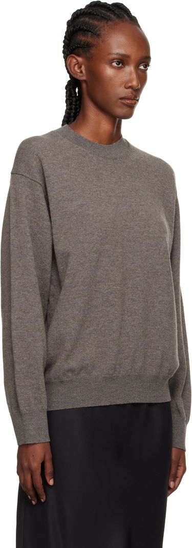 Пуловер Róhe Róhe Crew-Neck Sweater Сиво | 416-23-318, 1