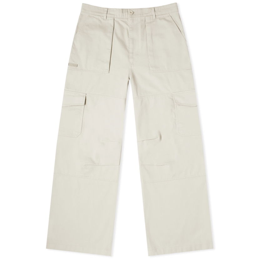 Панталони Acne Studios Patsony Twill Cargo Trousers Бяло | BK0589-AEF