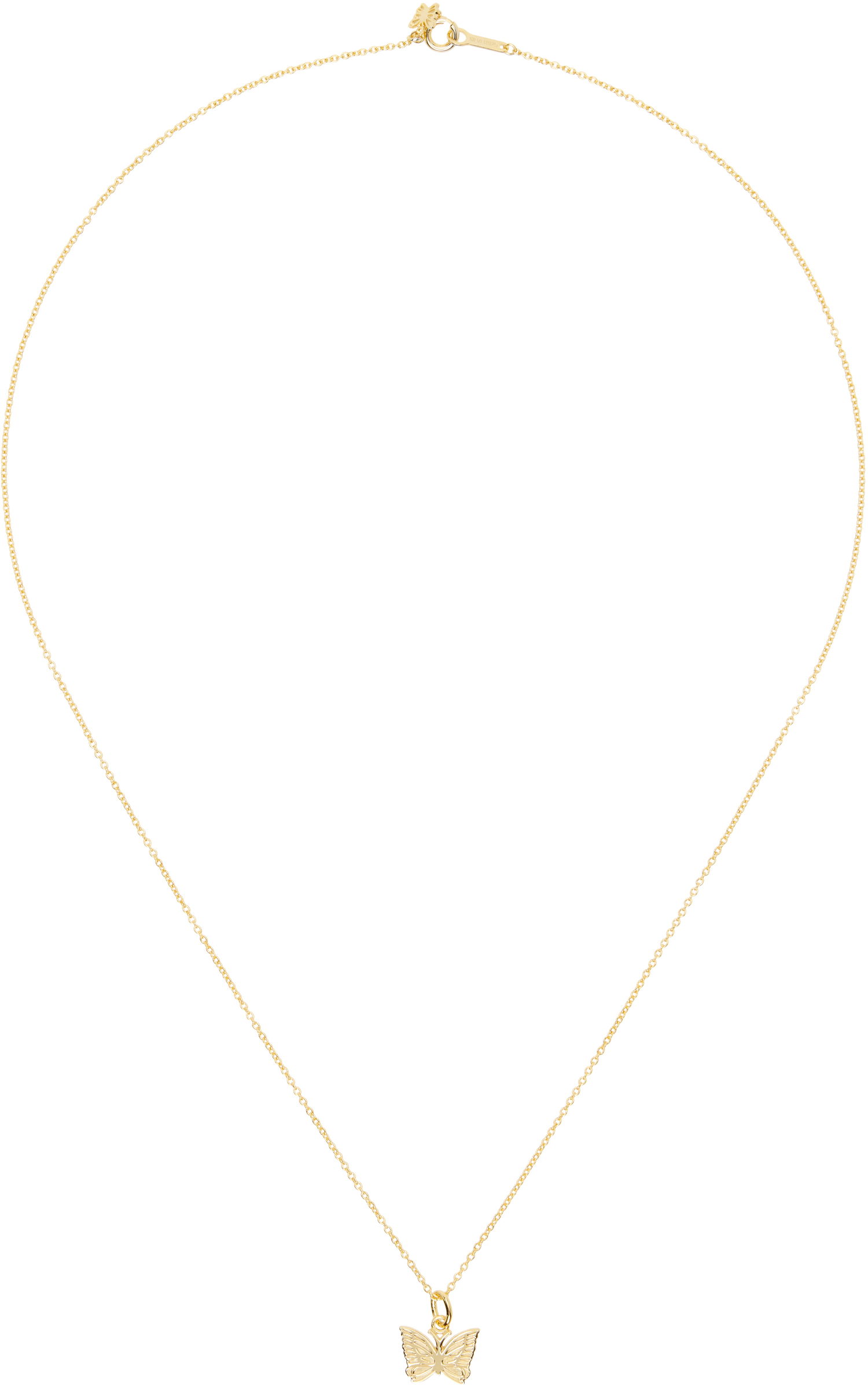 Колие Needles NEEDLES C-Papillon Butterfly Pendant Necklace Металик | QV018, 0