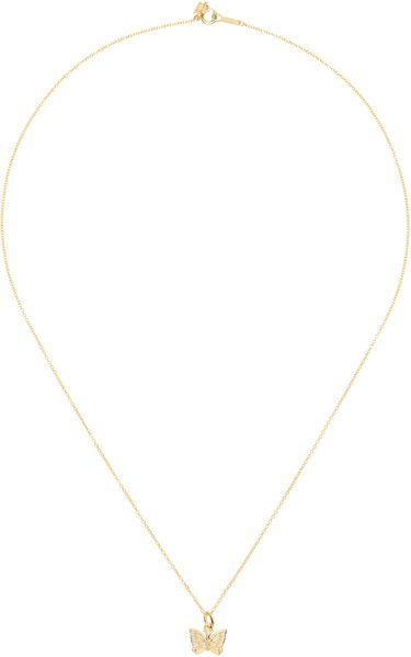 Колие Needles NEEDLES C-Papillon Butterfly Pendant Necklace Металик | QV018, 0