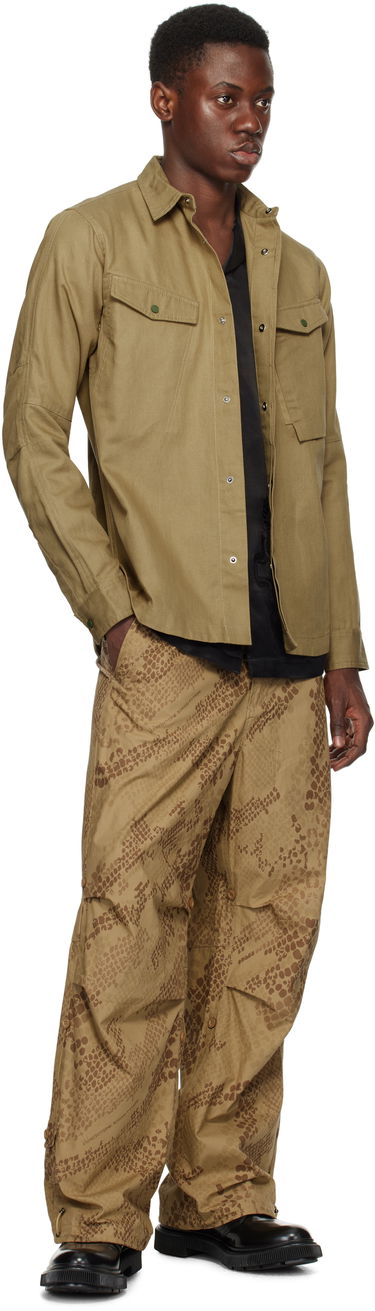 Риза Maharishi Maharishi Miltype Custom Shirt Зелено | 7028, 3